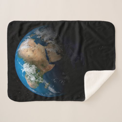 Full Earth Showing Simulated Clouds Over Africa Sherpa Blanket