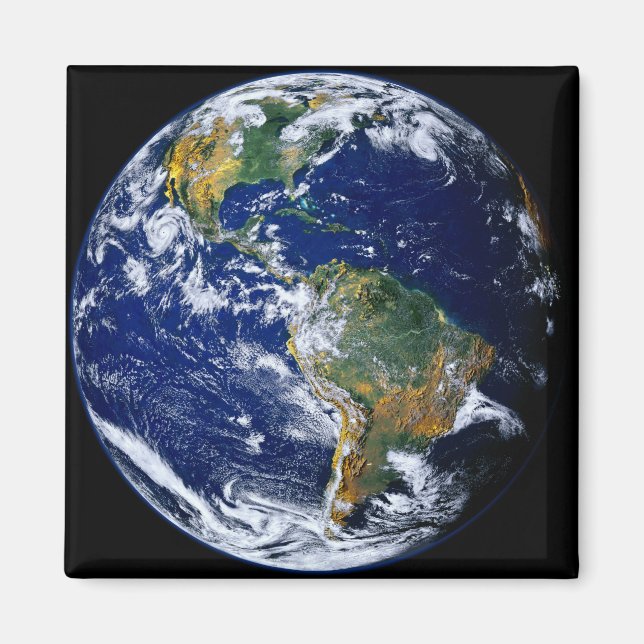 Full Earth Showing The Americas Magnet (Front)
