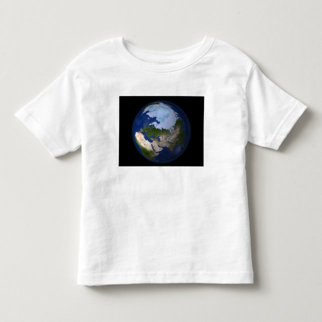 Full Earth showing the Arctic region Toddler T-shirt (Front)