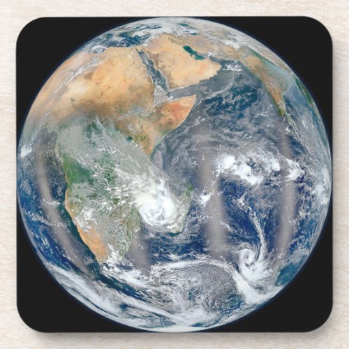 Full Earth Showing The Eastern Hemisphere Beverage Coaster