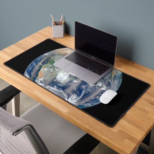 Full Earth Showing The Eastern Hemisphere Desk Mat