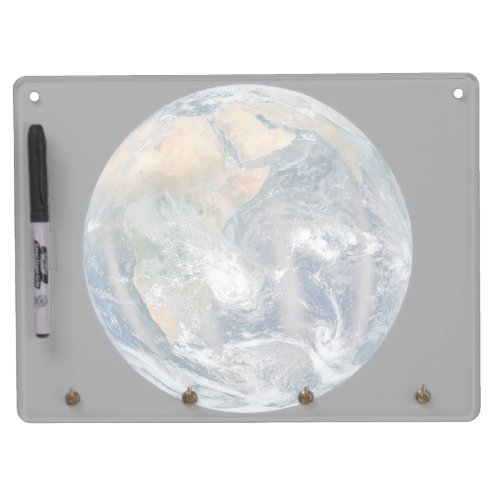 Full Earth Showing The Eastern Hemisphere Dry Erase Board With Keychain Holder