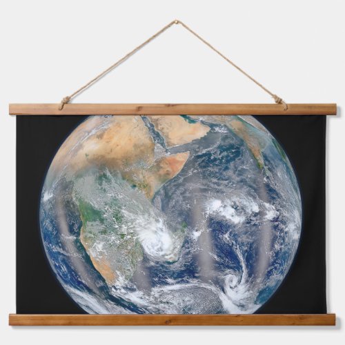 Full Earth Showing The Eastern Hemisphere Hanging Tapestry