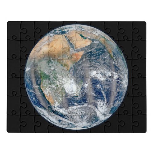 Full Earth Showing The Eastern Hemisphere Jigsaw Puzzle