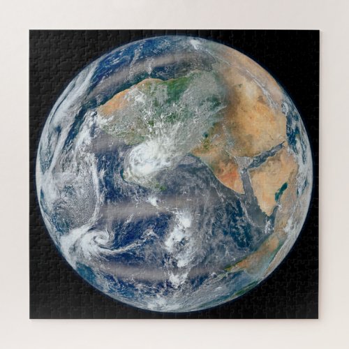 Full Earth Showing The Eastern Hemisphere Jigsaw Puzzle