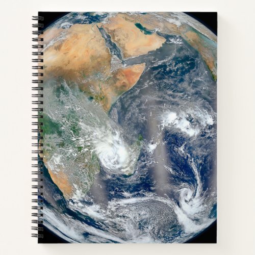 Full Earth Showing The Eastern Hemisphere Notebook