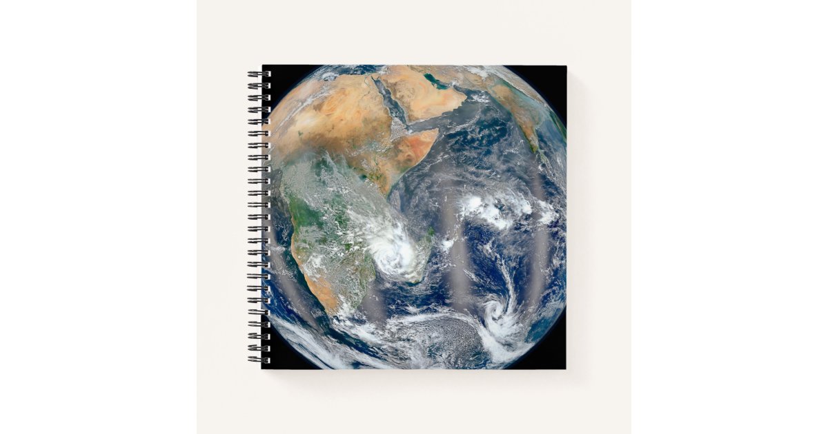 Full Earth Showing The Eastern Hemisphere. Notebook Zazzle