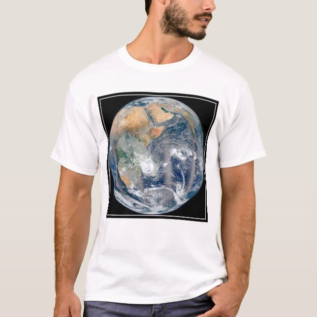 Full Earth Showing The Eastern Hemisphere. T-Shirt (Front)