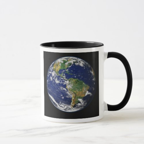 Full Earth showing the western hemisphere Mug