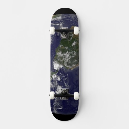 Full Earth Showing Tropical Storms In The Atlantic Skateboard