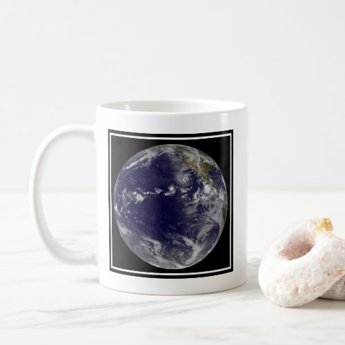 Full Earth Showing Various Tropical Storms Coffee Mug