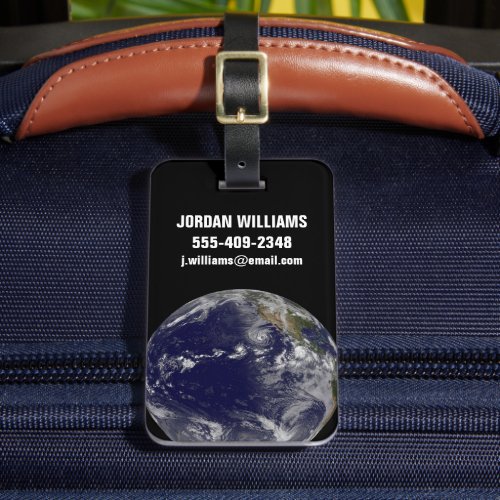 Full Earth Showing Various Tropical Storms Luggage Tag