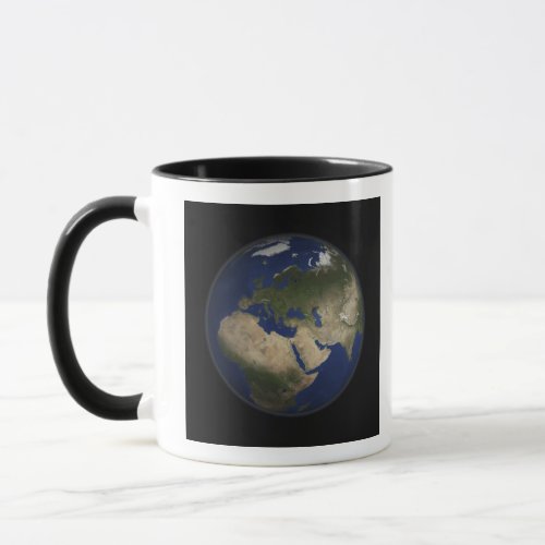 Full Earth view of Africa Europe and Middle E Mug