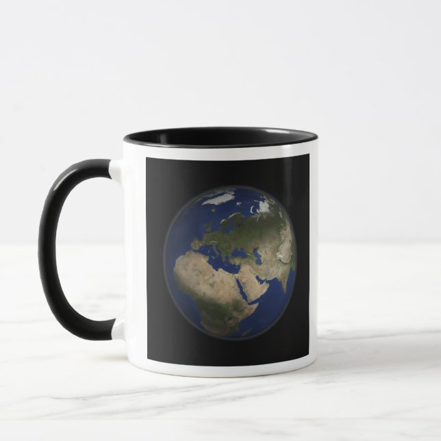 Full Earth view of Africa, Europe, and Middle E Mug (Left)
