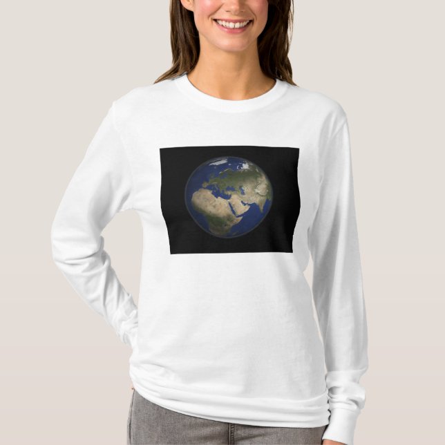 Full Earth view of Africa, Europe, and Middle E T-Shirt (Front)