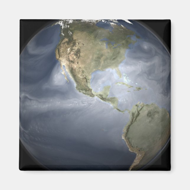 Full Earth view showing water vapor Magnet (Front)