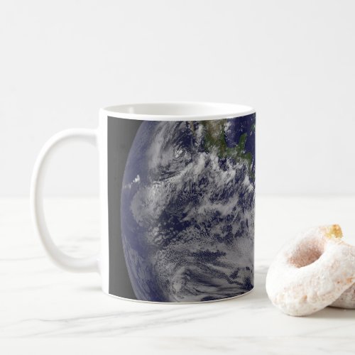 Full Earth With Hurricane Irene On East Coast Coffee Mug