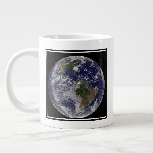 Full Earth With Hurricane Irene On East Coast Giant Coffee Mug