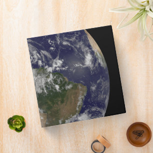 Full Earth With Hurricane Irene Over The Bahamas. 3 Ring Binder