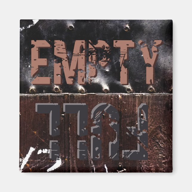 Full Empty Sign Magnet (Front)