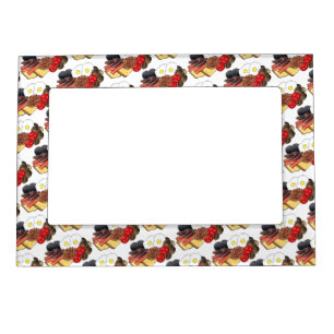 Full English Breakfast UK British Food Cuisine Magnetic Frame