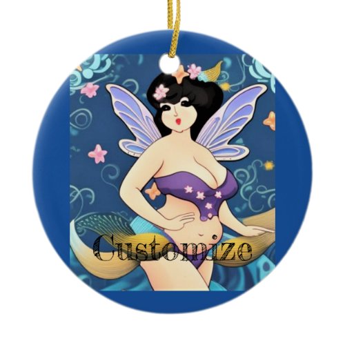 Full-figure Fairy Goddess Thunder_Cove Ceramic Ornament