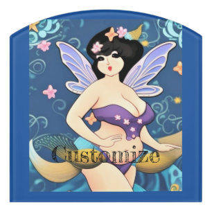 Full-figure Fairy Goddess Thunder_Cove Door Sign