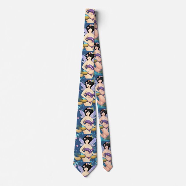 Full-figure Fairy Goddess Thunder_Cove Neck Tie (Front)