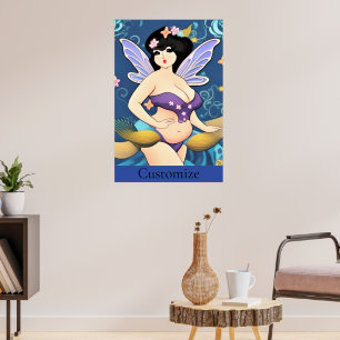 Full-figure Fairy Goddess Thunder_Cove Poster