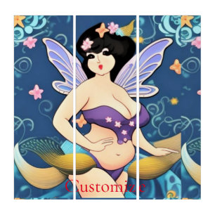 Full-figure Fairy Goddess Thunder_Cove  Triptych