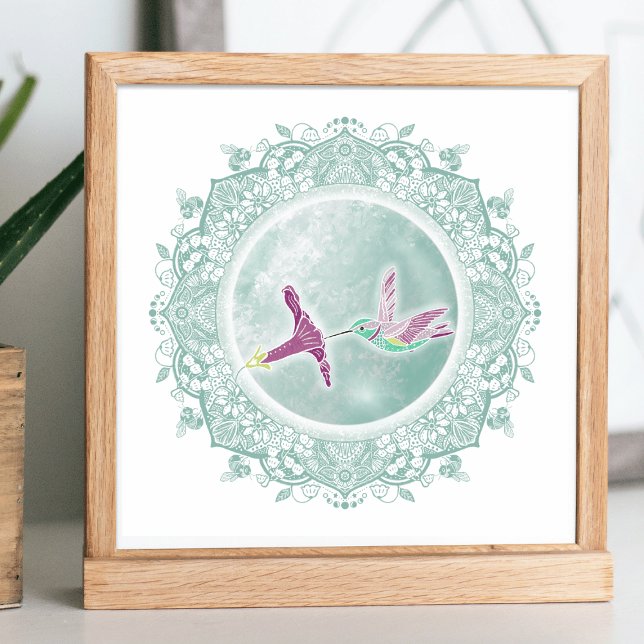 Full Flower Moon | May Moon Illustration Poster (Creator Uploaded)