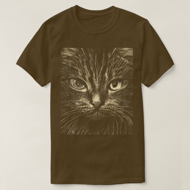 Full-Frontal Cat T-Shirt (Design Front)