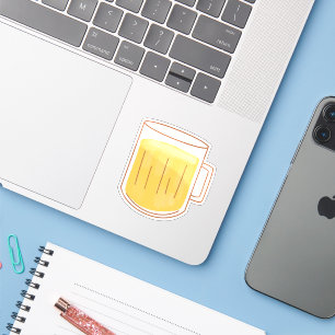 Full Glass Beer Sticker