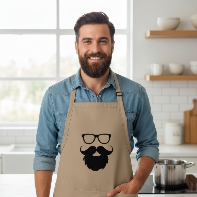 Full Grown Funny Beard Man Adult Apron (Creator Uploaded)