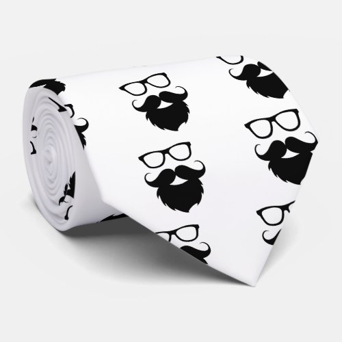 Full Grown Funny Beard Man Tie