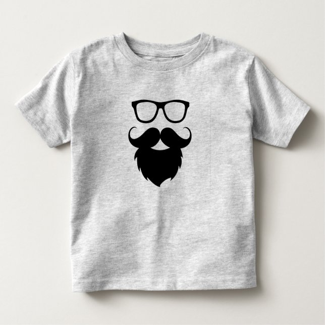 Full Grown Funny Beard Man Toddler T-shirt (Front)