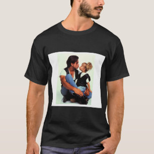 Full House Uncle Jesse Michelle Funny Kiss Throw B T-Shirt