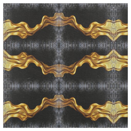 Full Liquid Gold Swirl Pattern Designer Home Fabri Fabric