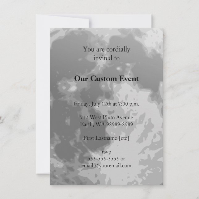 Full Luna Moon Invitation (Front)