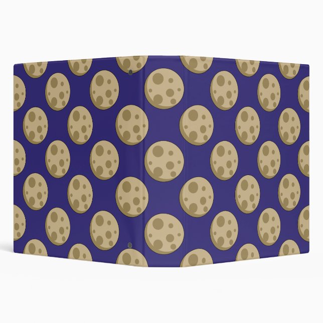 Full Moon 3 Ring Binder (Background)