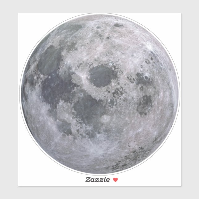 FULL MOON 8” Sq. Skin Sticker (Sheet)