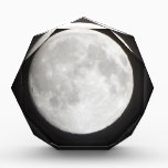 full moon acrylic award<br><div class="desc">beautiful full moon</div>