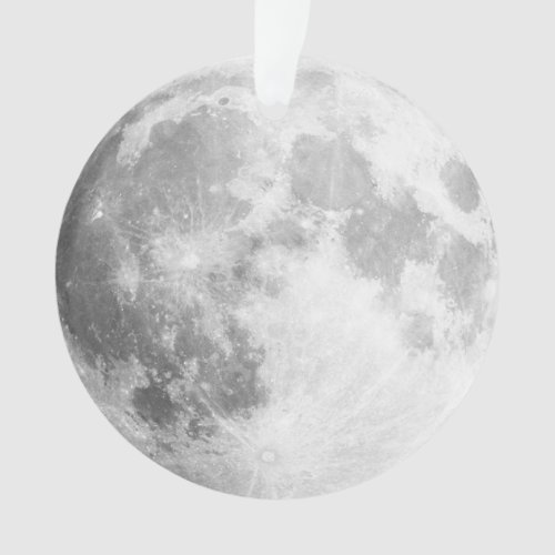 Full Moon Acrylic Ornament