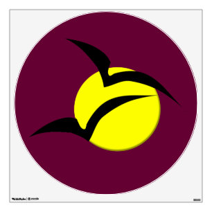 Full Moon and Bats Wall Decal