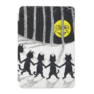 Full moon and Cats, Louis Wain iPad Mini Cover