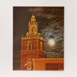 Full Moon and Giralda Tower, Kansas City, Missouri Jigsaw Puzzle
