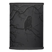 Full Moon and Owl Silhouette Lamp Shade (Right)