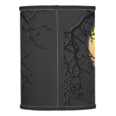 Full Moon and Owl Silhouette Lamp Shade (Back)