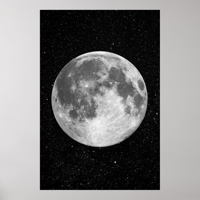 Full Moon art Poster (Front)