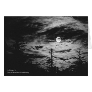 Full Moon at French Meadows Summer Camp Cards